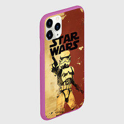 Чехол iPhone 11 Pro матовый Звездные войны - клон, цвет: 3D-фиолетовый — фото 2