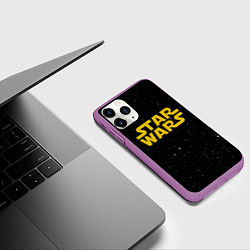 Чехол iPhone 11 Pro матовый Star wars, цвет: 3D-фиолетовый — фото 2