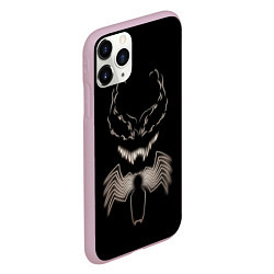 Чехол iPhone 11 Pro матовый Venom in the dark, цвет: 3D-розовый — фото 2