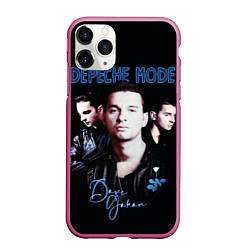 Чехол iPhone 11 Pro матовый Dave Gahan of Depeche Mode, цвет: 3D-малиновый