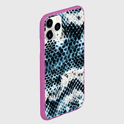 Чехол iPhone 11 Pro матовый Змеиный тренд, цвет: 3D-фиолетовый — фото 2