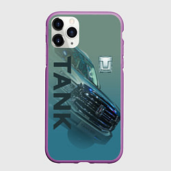 Чехол iPhone 11 Pro матовый Tank 500, цвет: 3D-фиолетовый