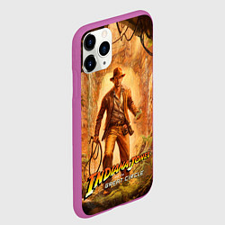 Чехол iPhone 11 Pro матовый Инди Indiana Jones and the great circle, цвет: 3D-фиолетовый — фото 2
