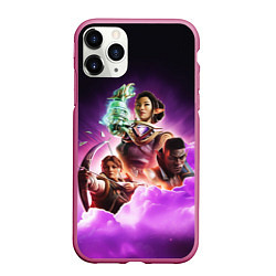 Чехол iPhone 11 Pro матовый Poster Dragon age, цвет: 3D-малиновый