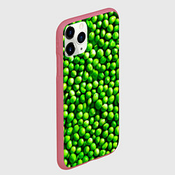 Чехол iPhone 11 Pro матовый Горошек, цвет: 3D-малиновый — фото 2