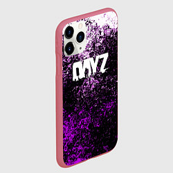 Чехол iPhone 11 Pro матовый Dayz неоновые краски, цвет: 3D-малиновый — фото 2