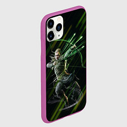 Чехол iPhone 11 Pro матовый Леголас - Властелин колец, цвет: 3D-фиолетовый — фото 2