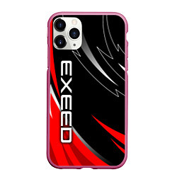 Чехол iPhone 11 Pro матовый Exeed - red uniform, цвет: 3D-малиновый