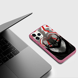 Чехол iPhone 11 Pro матовый Dandadan - okarun, цвет: 3D-малиновый — фото 2