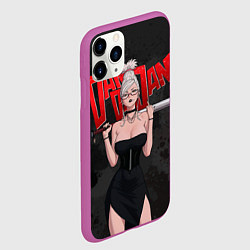 Чехол iPhone 11 Pro матовый Seiko Granny, цвет: 3D-фиолетовый — фото 2