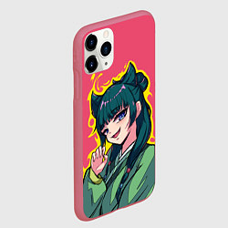 Чехол iPhone 11 Pro матовый Монолог фармацевта - Маомао, цвет: 3D-малиновый — фото 2
