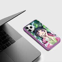 Чехол iPhone 11 Pro матовый Монолог фармацевта - травница Маомао, цвет: 3D-фиолетовый — фото 2