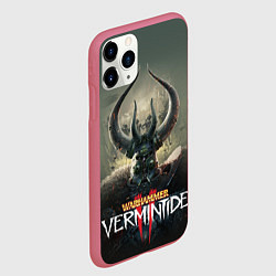 Чехол iPhone 11 Pro матовый Warhammer - Vermintide 2, цвет: 3D-малиновый — фото 2