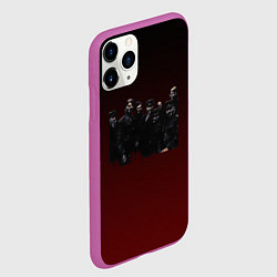 Чехол iPhone 11 Pro матовый Красная Армия - День Победы, цвет: 3D-фиолетовый — фото 2
