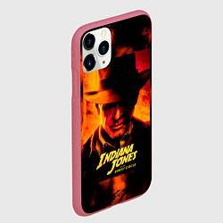Чехол iPhone 11 Pro матовый Indiana Jones and the Great Circle, цвет: 3D-малиновый — фото 2