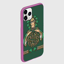 Чехол iPhone 11 Pro матовый Славянская богиня Берегиня, цвет: 3D-фиолетовый — фото 2