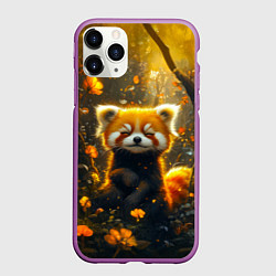 Чехол iPhone 11 Pro матовый Умилительная красная панда