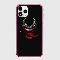 Чехол iPhone 11 Pro матовый Веном в темноте