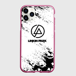 Чехол iPhone 11 Pro матовый Marshmello x Linkin park