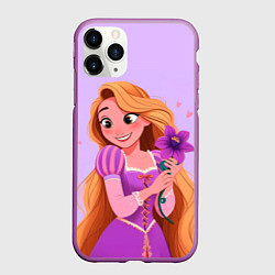 Чехол iPhone 11 Pro матовый Rapunzel - big pictures, цвет: 3D-фиолетовый