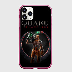 Чехол iPhone 11 Pro матовый Quake champions - Visor