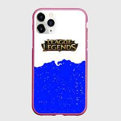 Чехол iPhone 11 Pro матовый League of Legends ночь, цвет: 3D-малиновый