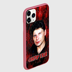 Чехол iPhone 11 Pro матовый Сектор газа фото Юрий Хой, цвет: 3D-малиновый — фото 2