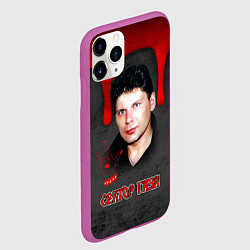 Чехол iPhone 11 Pro матовый Сектор газа - рок жив, цвет: 3D-фиолетовый — фото 2