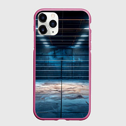 Чехол iPhone 11 Pro матовый Бойцовский спортзал