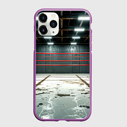 Чехол iPhone 11 Pro матовый Красный ринг