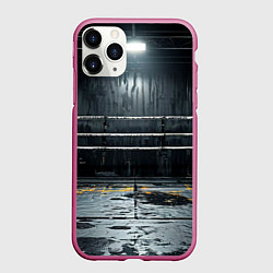 Чехол iPhone 11 Pro матовый Черный ринг