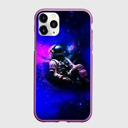 Чехол iPhone 11 Pro матовый Астронавт в пучине