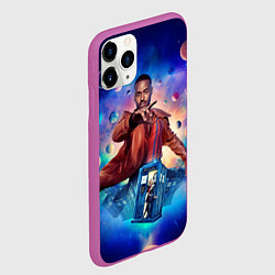 Чехол iPhone 11 Pro матовый Доктор Кто Шути Гатва, цвет: 3D-фиолетовый — фото 2