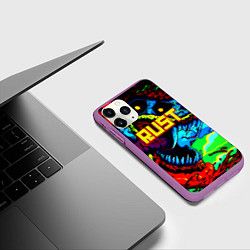 Чехол iPhone 11 Pro матовый Rust hyperbeast, цвет: 3D-фиолетовый — фото 2