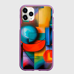 Чехол iPhone 11 Pro матовый Фигурный авангард