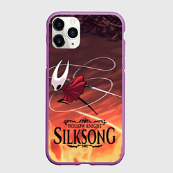 Чехол iPhone 11 Pro матовый Герой Hollow knight silksong
