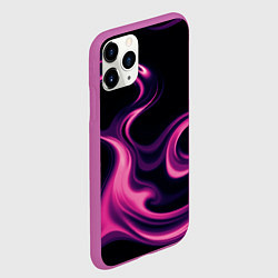 Чехол iPhone 11 Pro матовый Color pink smoke, цвет: 3D-фиолетовый — фото 2