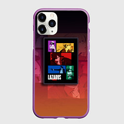 Чехол iPhone 11 Pro матовый Lazarus Art, цвет: 3D-фиолетовый