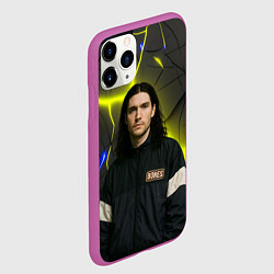 Чехол iPhone 11 Pro матовый Bones в спортивном стиле, цвет: 3D-фиолетовый — фото 2
