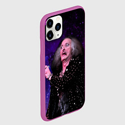 Чехол iPhone 11 Pro матовый Бобби Либлинг - Рокер с выпученными глазами, цвет: 3D-фиолетовый — фото 2