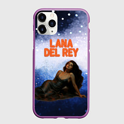 Чехол iPhone 11 Pro матовый Lana Del Rey лежит