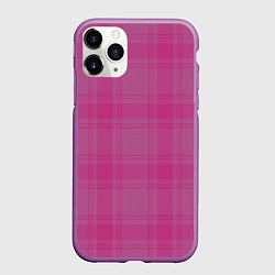 Чехол iPhone 11 Pro матовый Checkered pink, цвет: 3D-фиолетовый