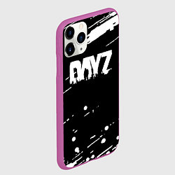 Чехол iPhone 11 Pro матовый Dayz брызги красок, цвет: 3D-фиолетовый — фото 2