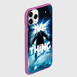 Чехол iPhone 11 Pro матовый Нечто, цвет: 3D-фиолетовый — фото 2