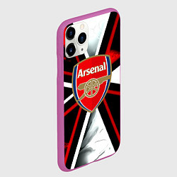 Чехол iPhone 11 Pro матовый Arsenal umbrella corp, цвет: 3D-фиолетовый — фото 2