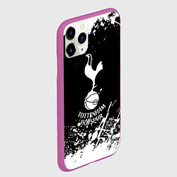 Чехол iPhone 11 Pro матовый Тоттенхэм Хотспур белые краски, цвет: 3D-фиолетовый — фото 2