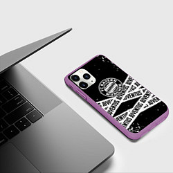 Чехол iPhone 11 Pro матовый Бавария Мюнхен x Ювентус, цвет: 3D-фиолетовый — фото 2