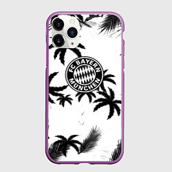 Чехол iPhone 11 Pro матовый Бавария Мюнхен тропики