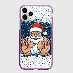 Чехол iPhone 11 Pro матовый Сантамаха, цвет: 3D-фиолетовый