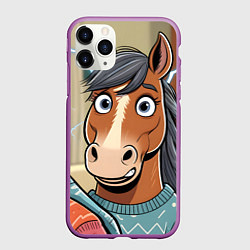 Чехол iPhone 11 Pro матовый Конь и недоразумение